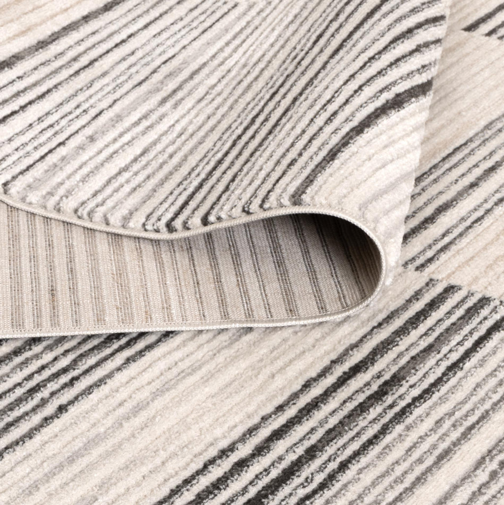Sierra Lines Grey Rug – view 4