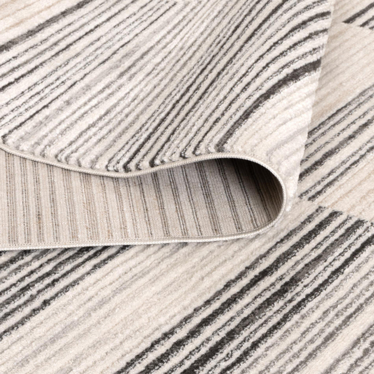 Sierra Lines Grey Rug – view 4