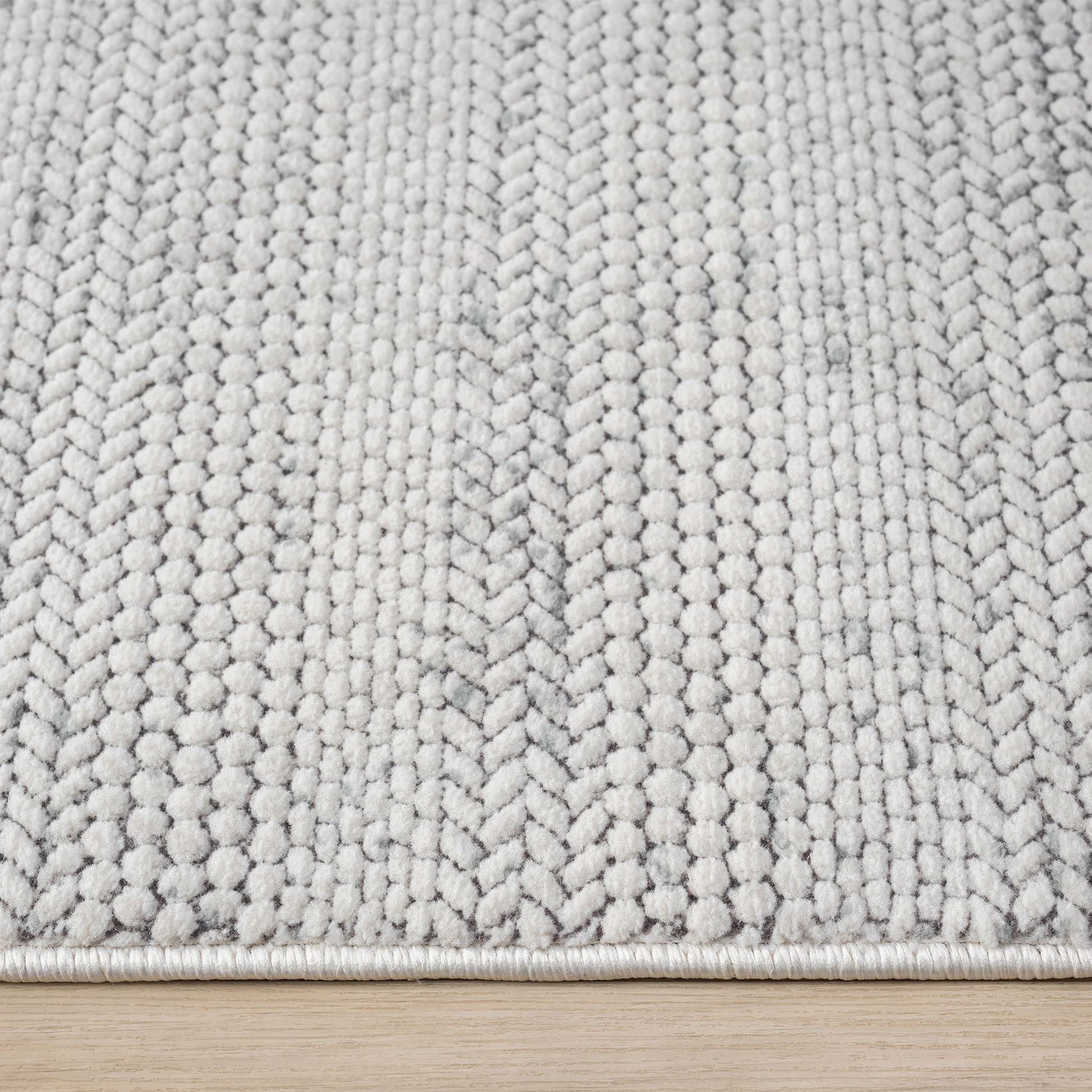 Cloud Hallway Runner Rug with plush, non-shed pile and all-side binding. Power-loomed in Türkiye for durable, easy-care style in busy corridors.