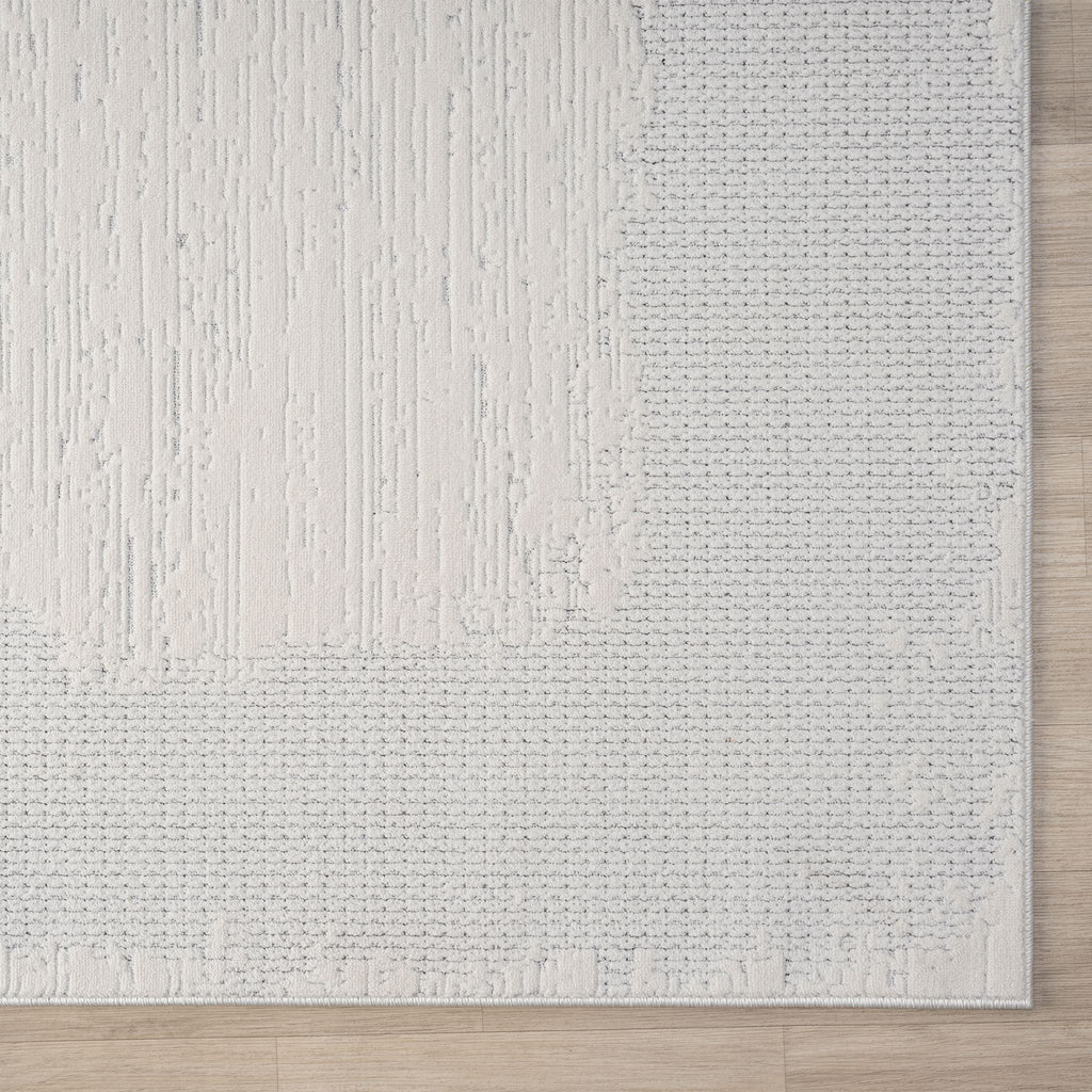 Ivory Hallway Runner Rug with plush, non-shed pile and all-side binding. Power-loomed in Türkiye for durable, easy-care style in busy corridors.