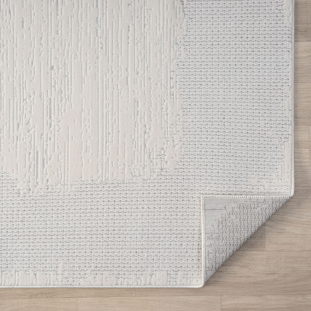 Ivory Hallway Runner Rug with plush, non-shed pile and all-side binding. Power-loomed in Türkiye for durable, easy-care style in busy corridors.