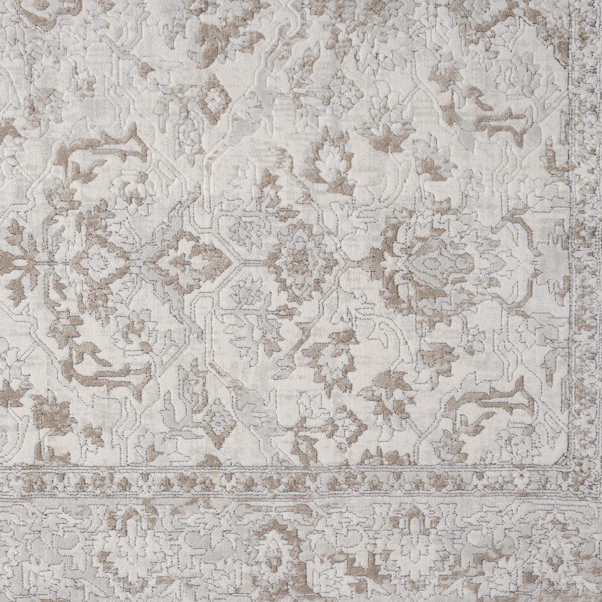 Pearl Hallway Runner Rug with plush, non-shed pile and all-side binding. Power-loomed in Türkiye for durable, easy-care hallway style.