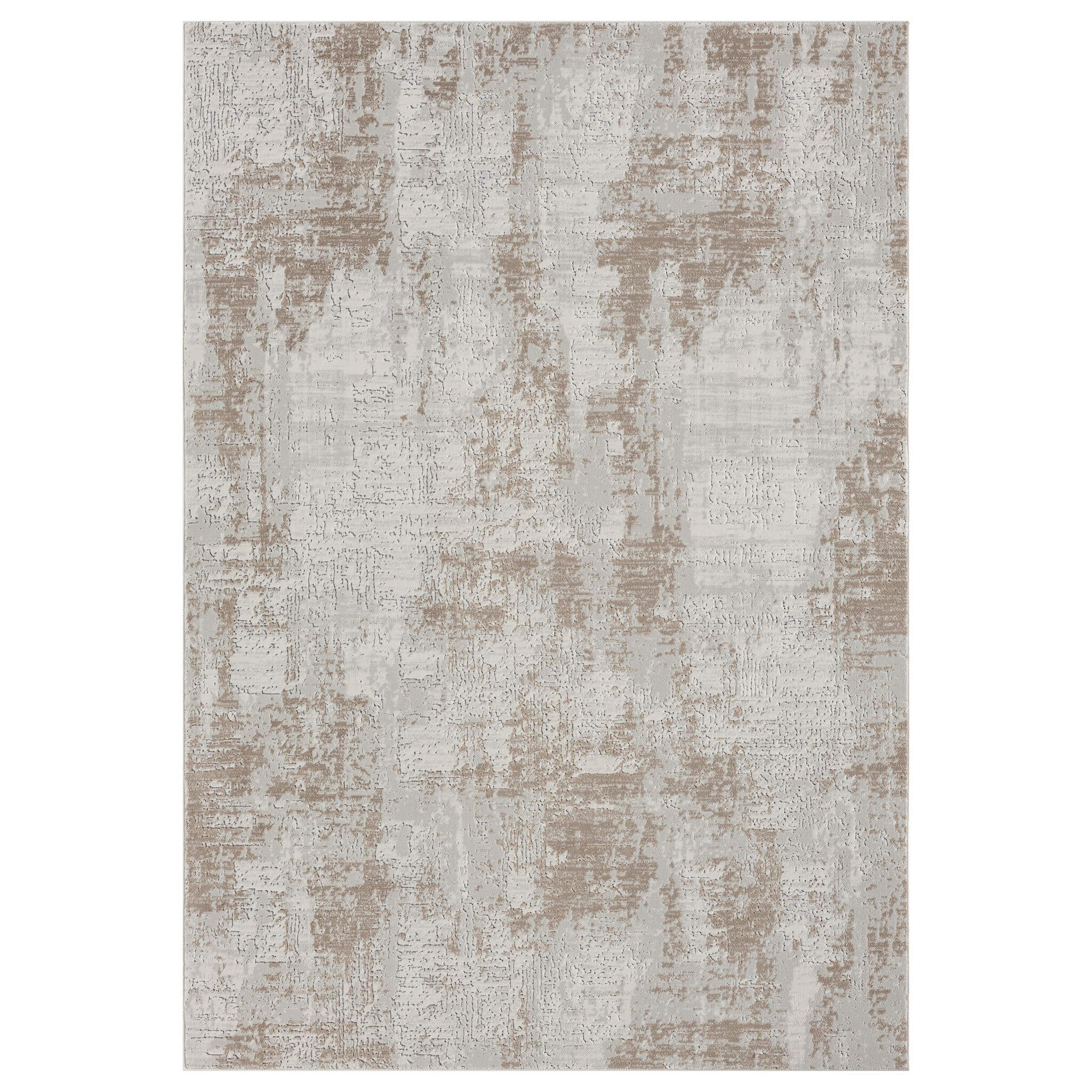 Cream Area Rug with plush, non-shed pile and all-side binding. Power-loomed in Türkiye for durable, easy-care elegance in modern living spaces.
