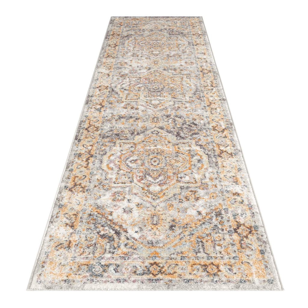 Luna 7402 Blue Hallway Hallway Runner lifestyle view