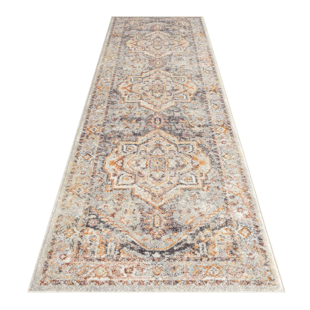Luna 7405 Grey Hallway Hallway Runner lifestyle view