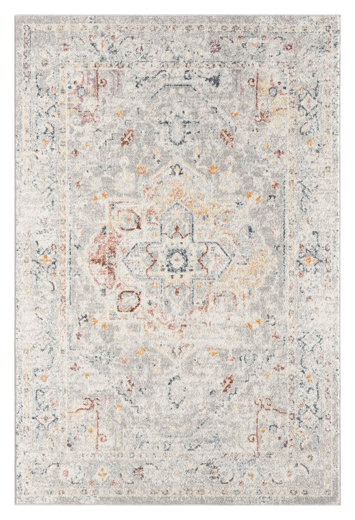 Luna 7406 Lt Grey Turkish Rug