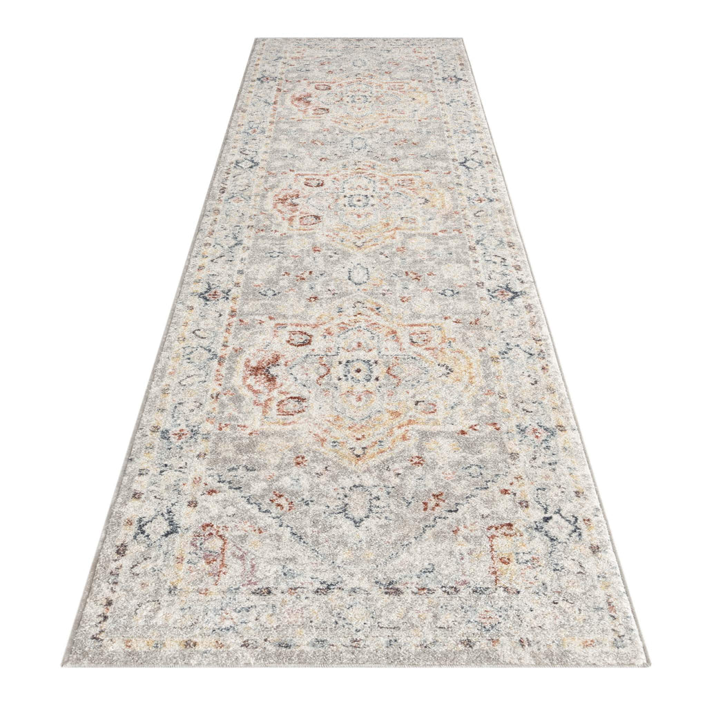 Luna 7406 Lt Grey Hallway Hallway Runner lifestyle view