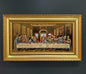 Luxurious Tapestry of “The Last Supper”-Enhance your home with our luxurious "The Last Supper" woven tapestry, framed in an ornate gold design. This masterpiece captures intricate details of the iconic scene, bringing timeless elegance and spiritual refle