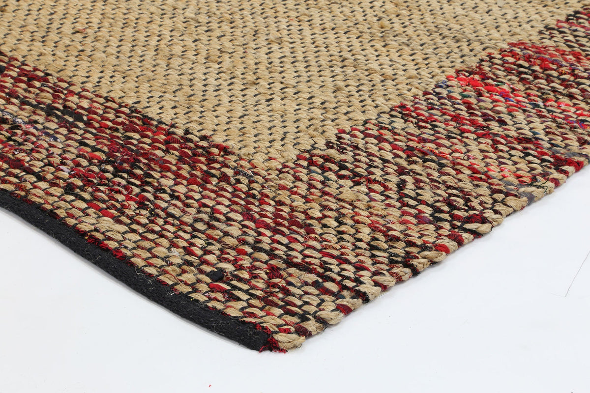 Mahal Multicolour Border Jute Rug – view 5