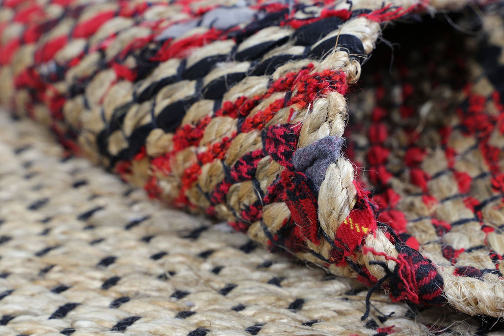 Mahal Multicolour Border Jute Rug – view 8