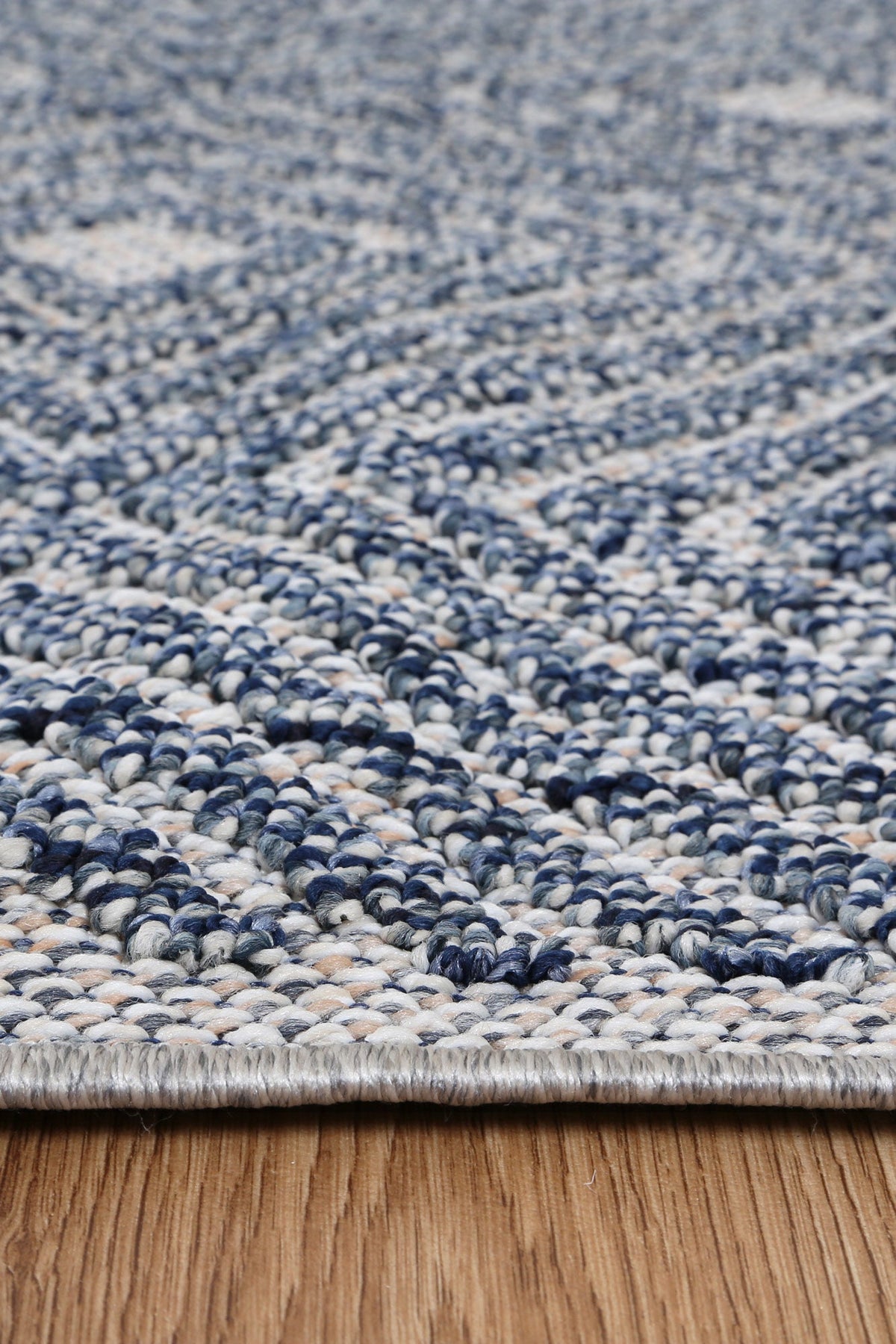 Maldives Blue Geometric Indoor Outdoor Rug - TW07 – view 5