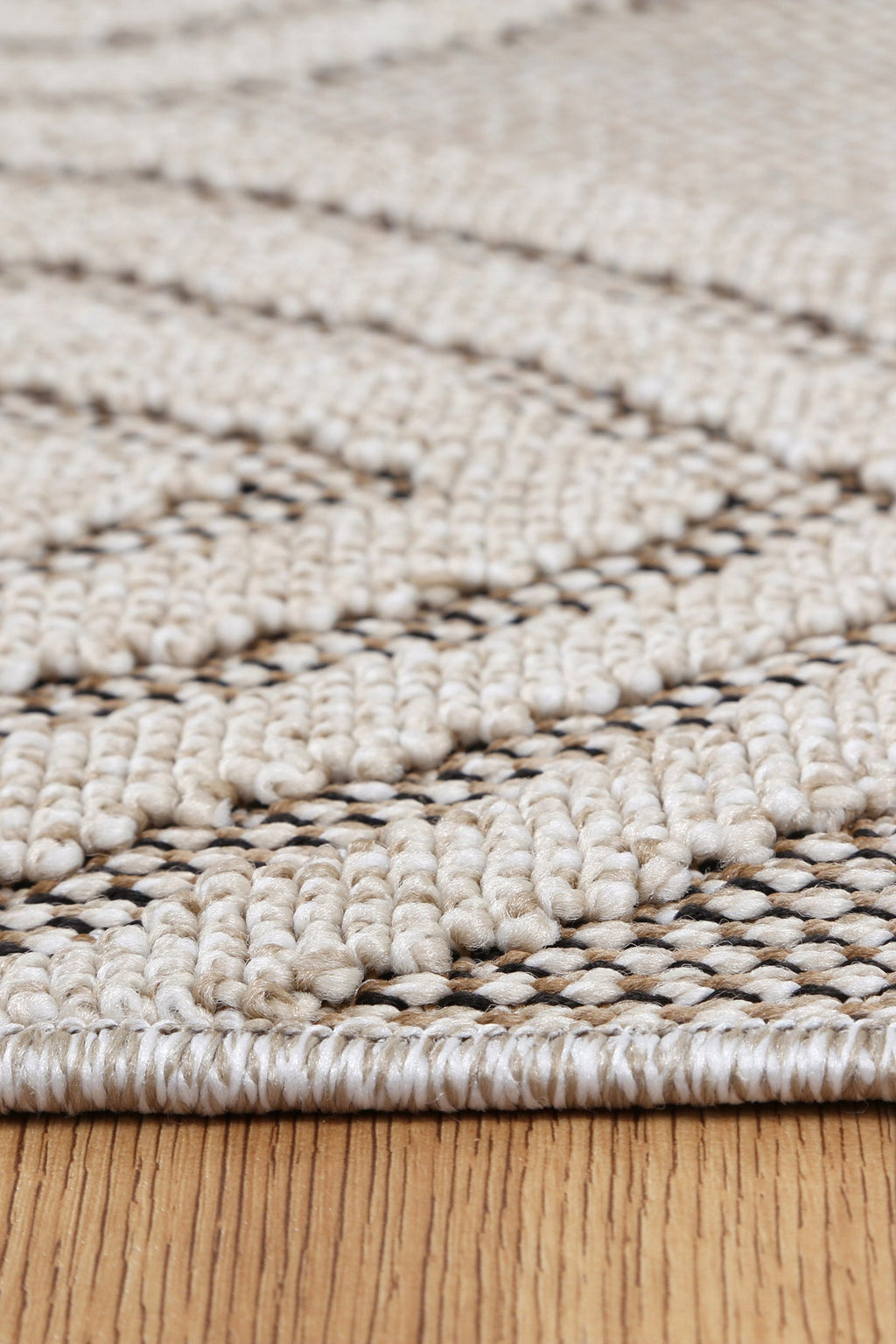 Maldives Modern Indoor/Outdoor Brown Rug – view 5