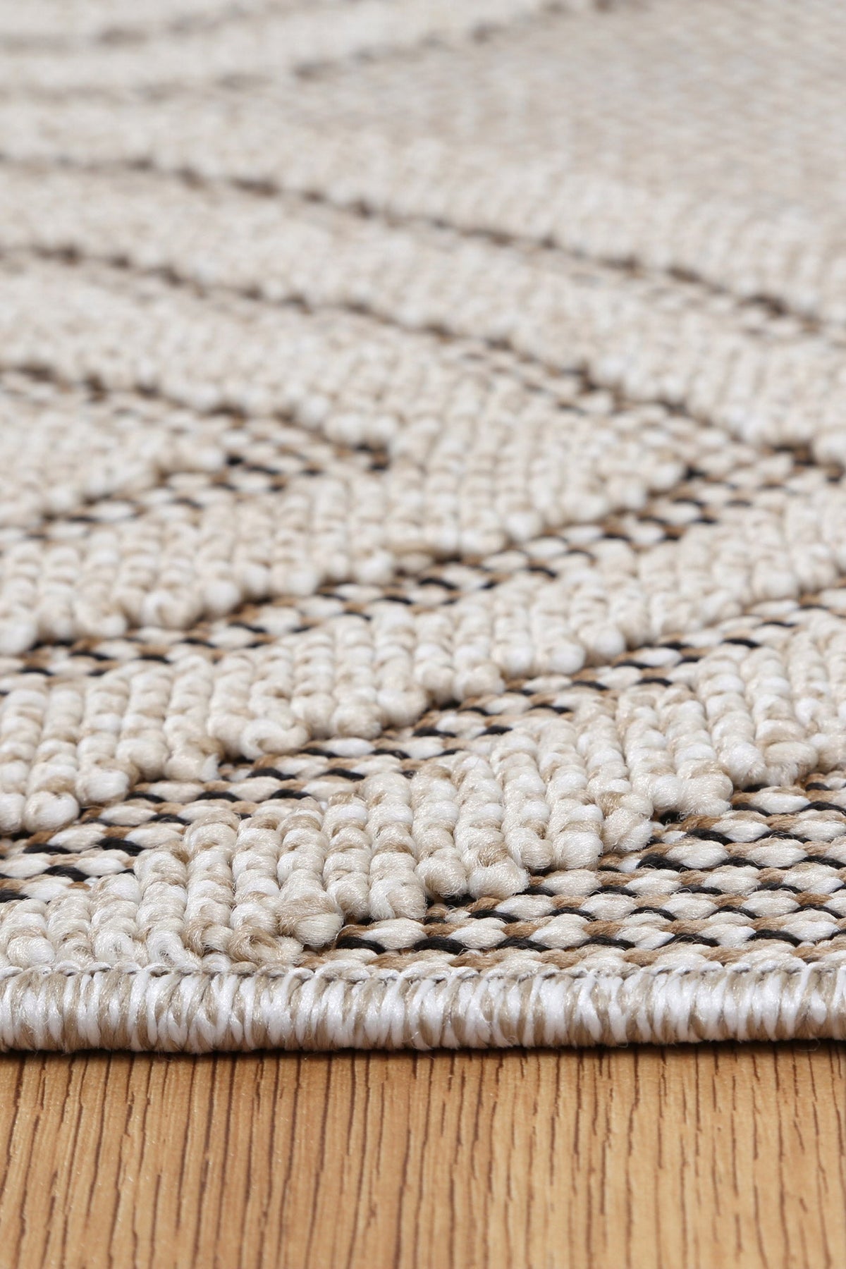 Maldives Modern Indoor/Outdoor Brown Rug – view 5