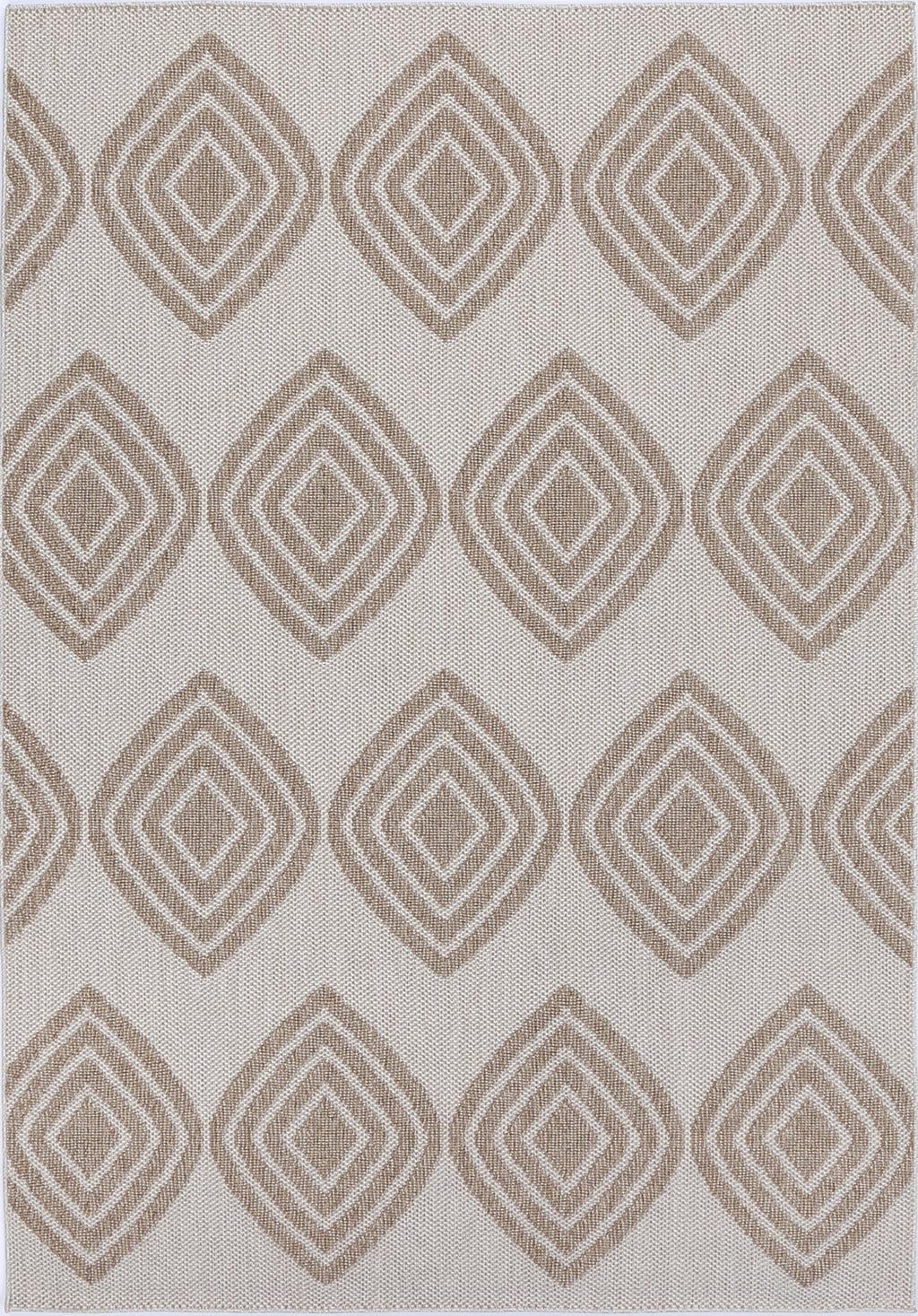 Maldives Modern Indoor/Outdoor Beige Rug – view 2