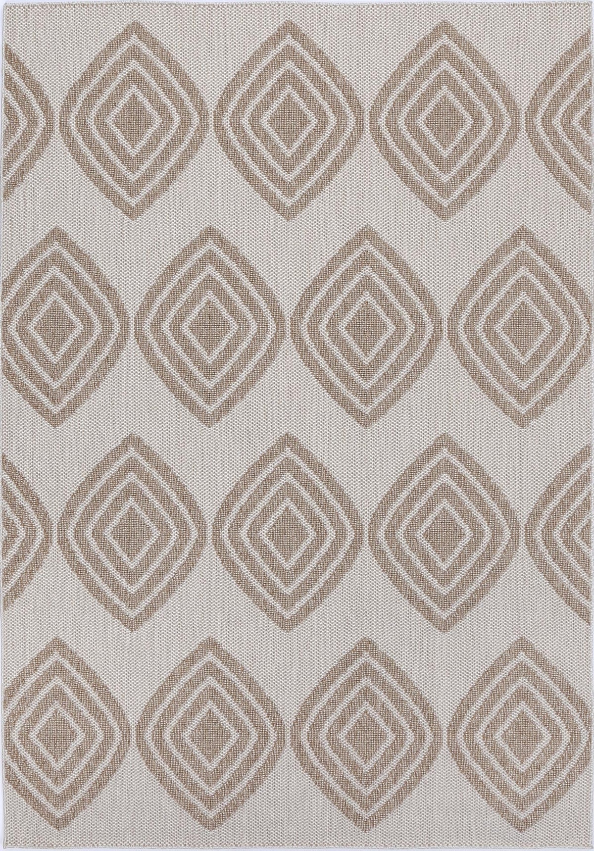 Maldives Modern Indoor/Outdoor Beige Rug – view 2