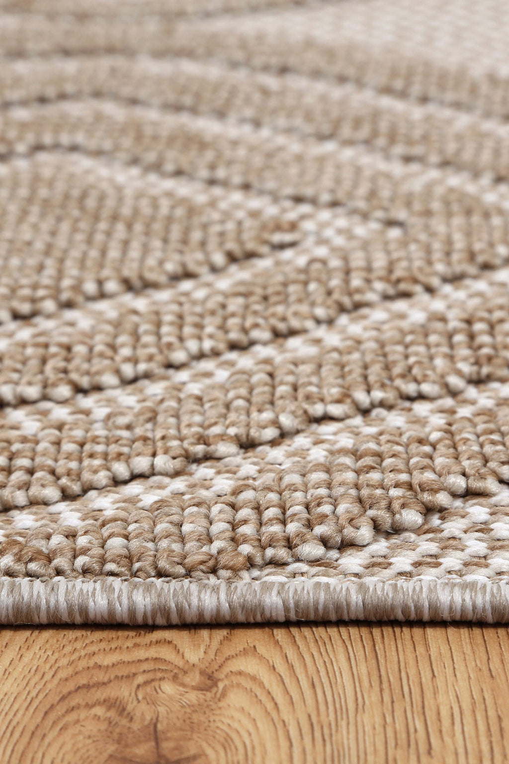 Maldives Modern Indoor/Outdoor Beige Rug – view 5