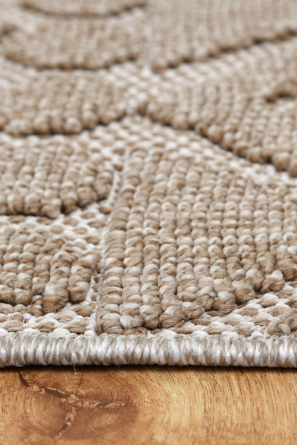 Maldives Beige Geometric Indoor Outdoor Rug - TW06 – view 5