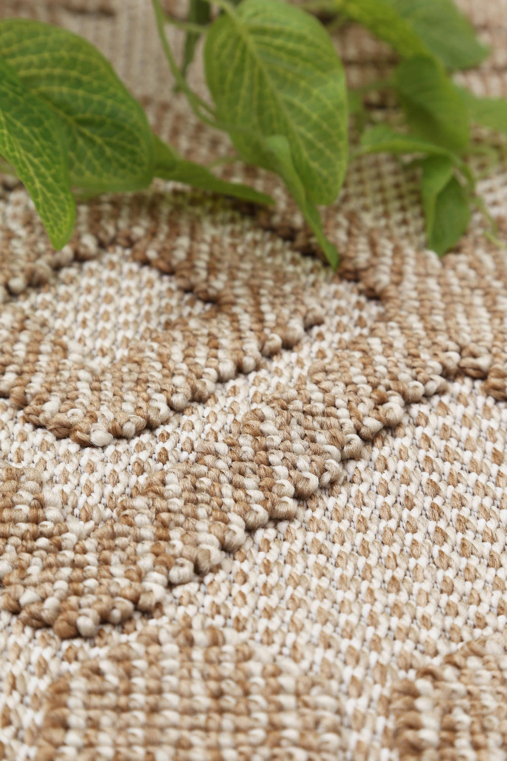 Maldives Beige Geometric Indoor Outdoor Rug - TW06 – view 7