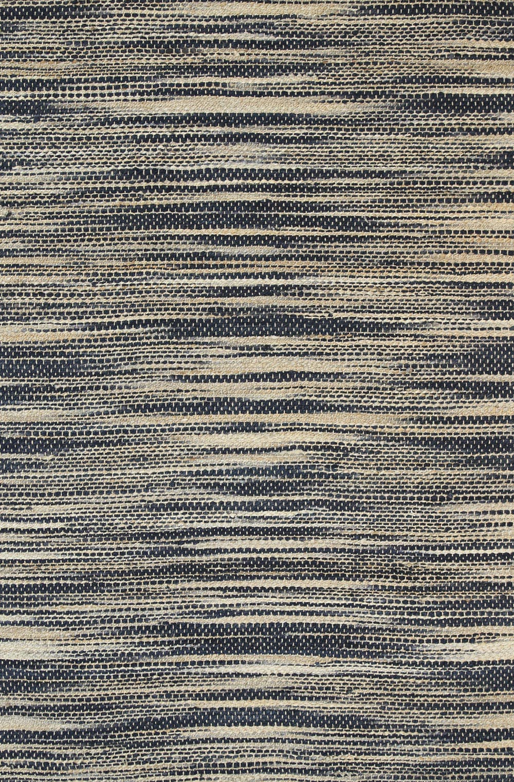 Malmo Grey Stripe Natural Jute Rug – view 2