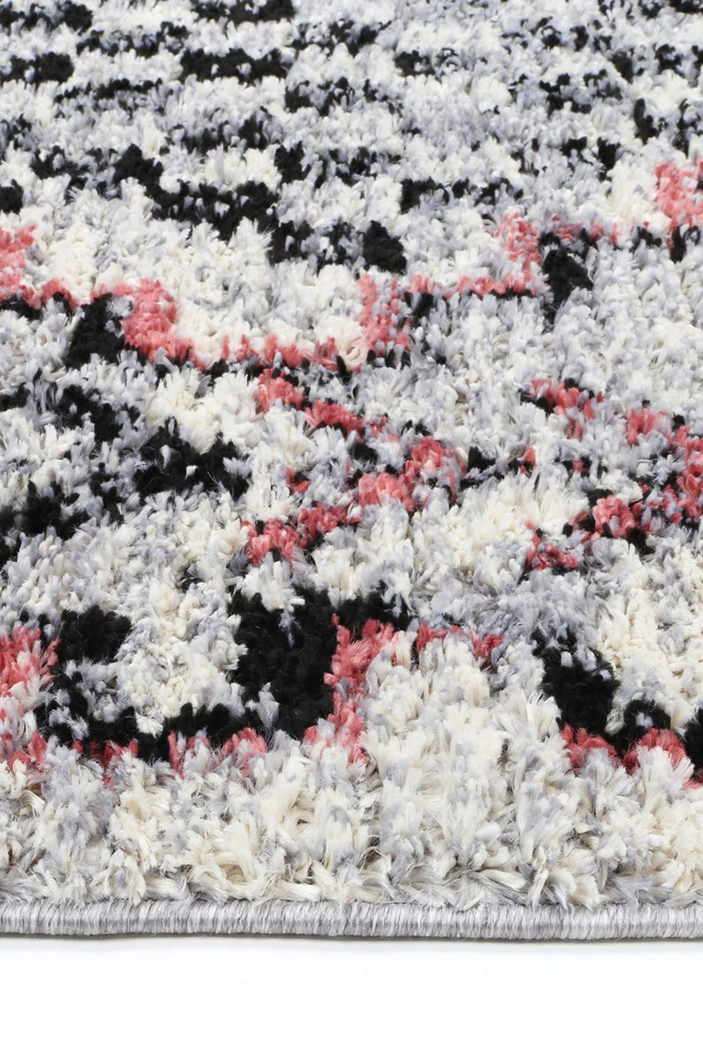 Mansour Tocapus Blush Geometric Rug - 3BLUS – view 3