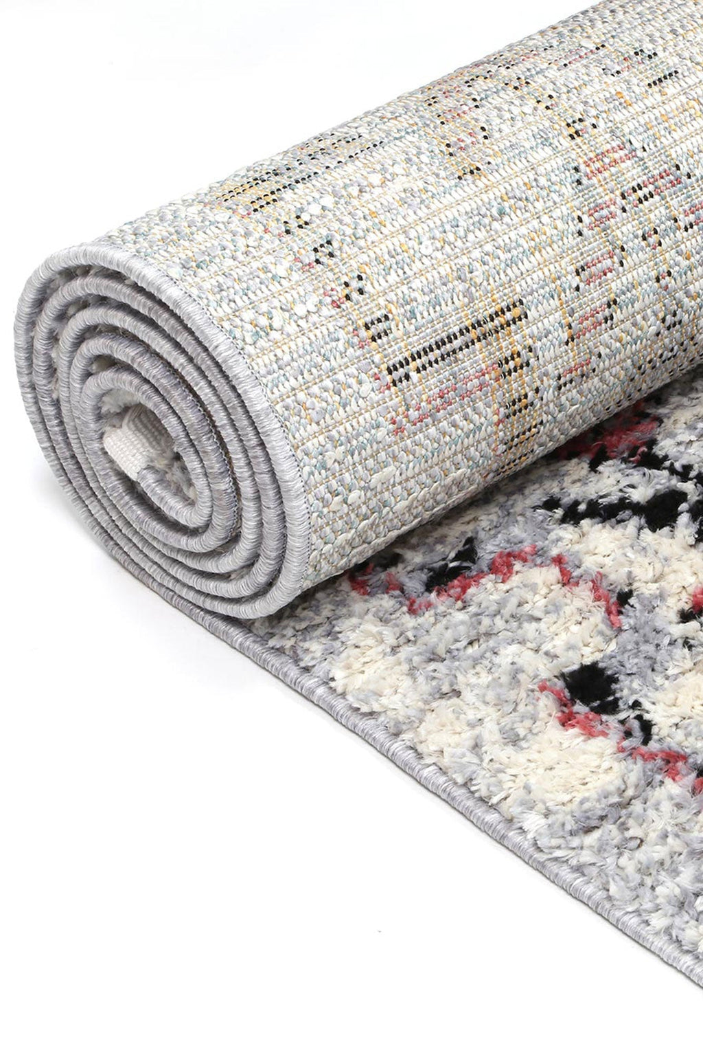 Mansour Tocapus Blush Geometric Rug - 3BLUS – view 5