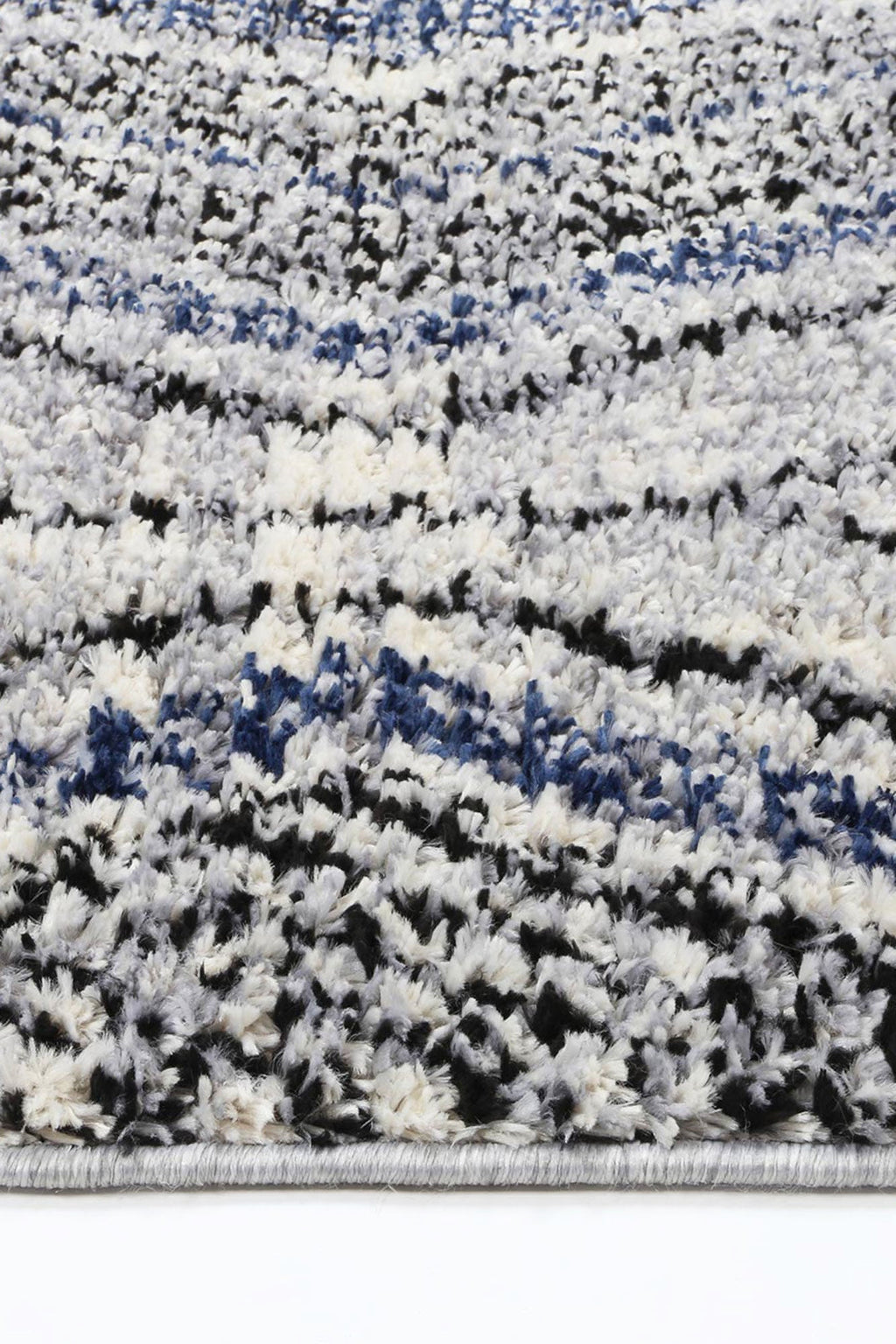 Mansour Harlequin Blue Geometric Rug - 7BLUE – view 3