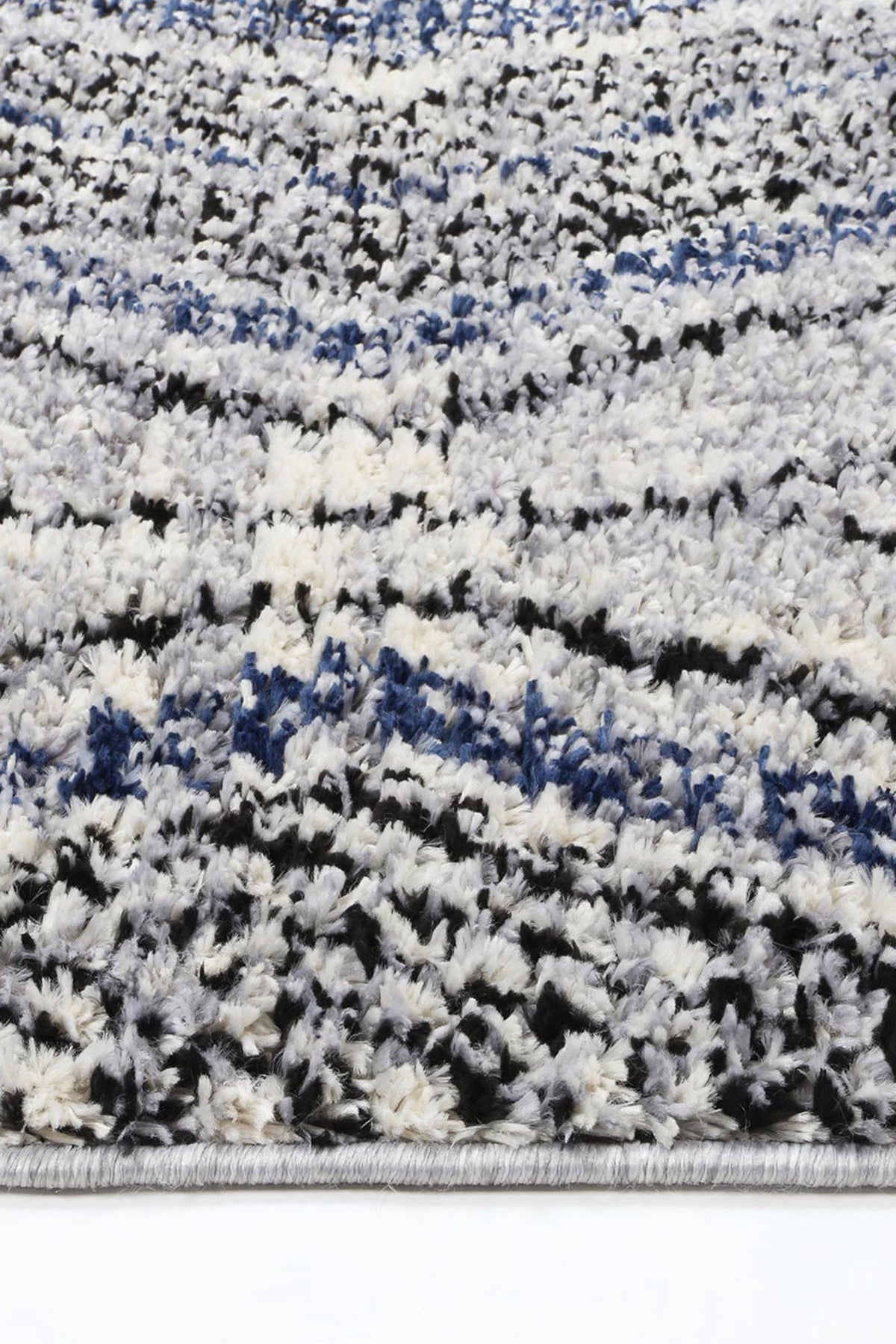 Mansour Harlequin Blue Geometric Rug - 7BLUE – view 3