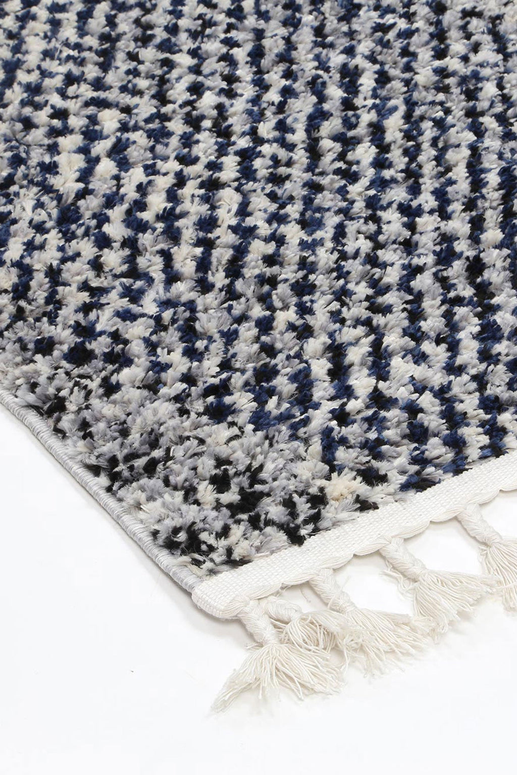 Mansour Harlequin Blue Geometric Rug - 7BLUE – view 4