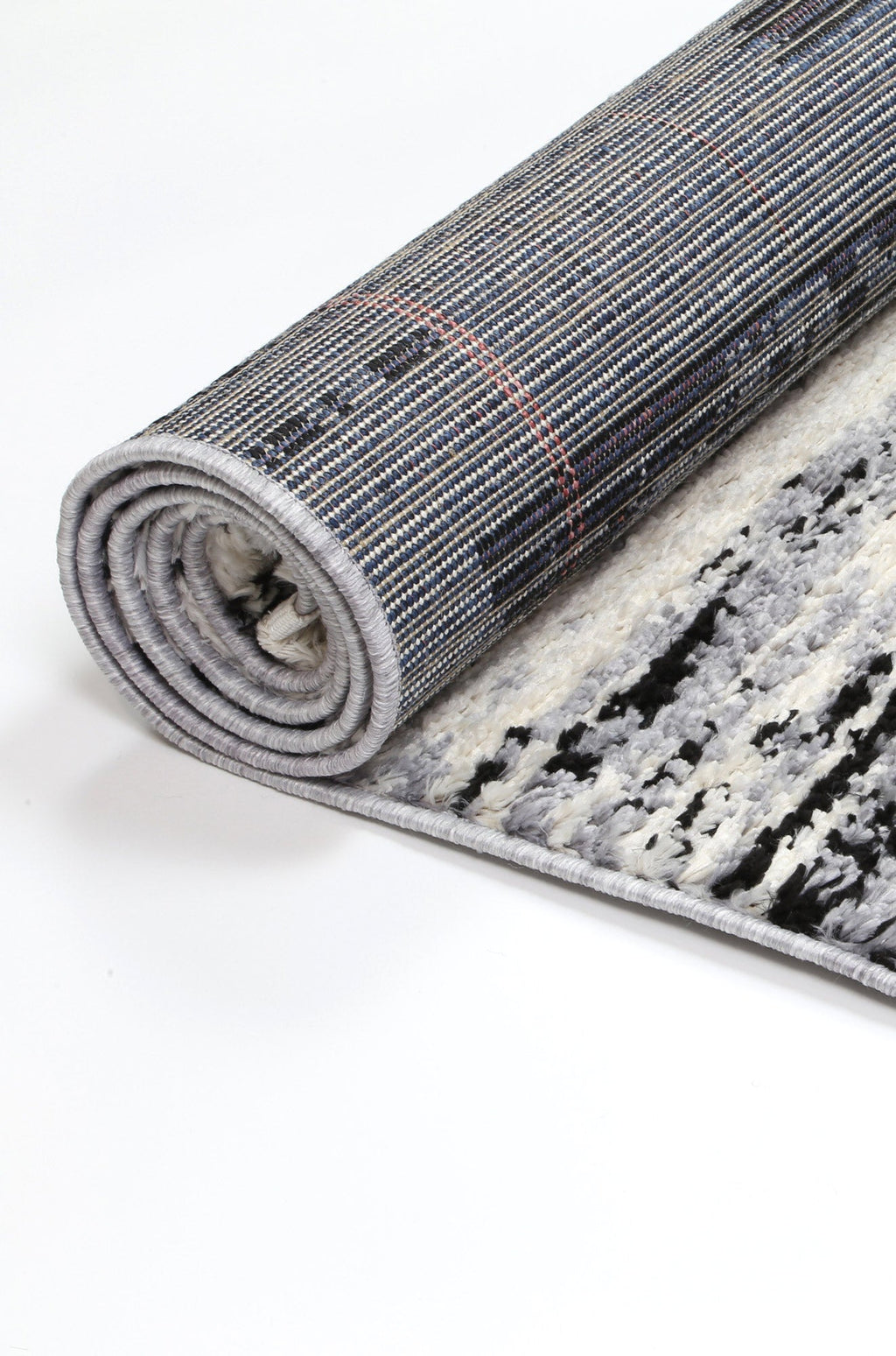 Mansour Acid Wash Grey Abstract Rug - 9GREY – view 5