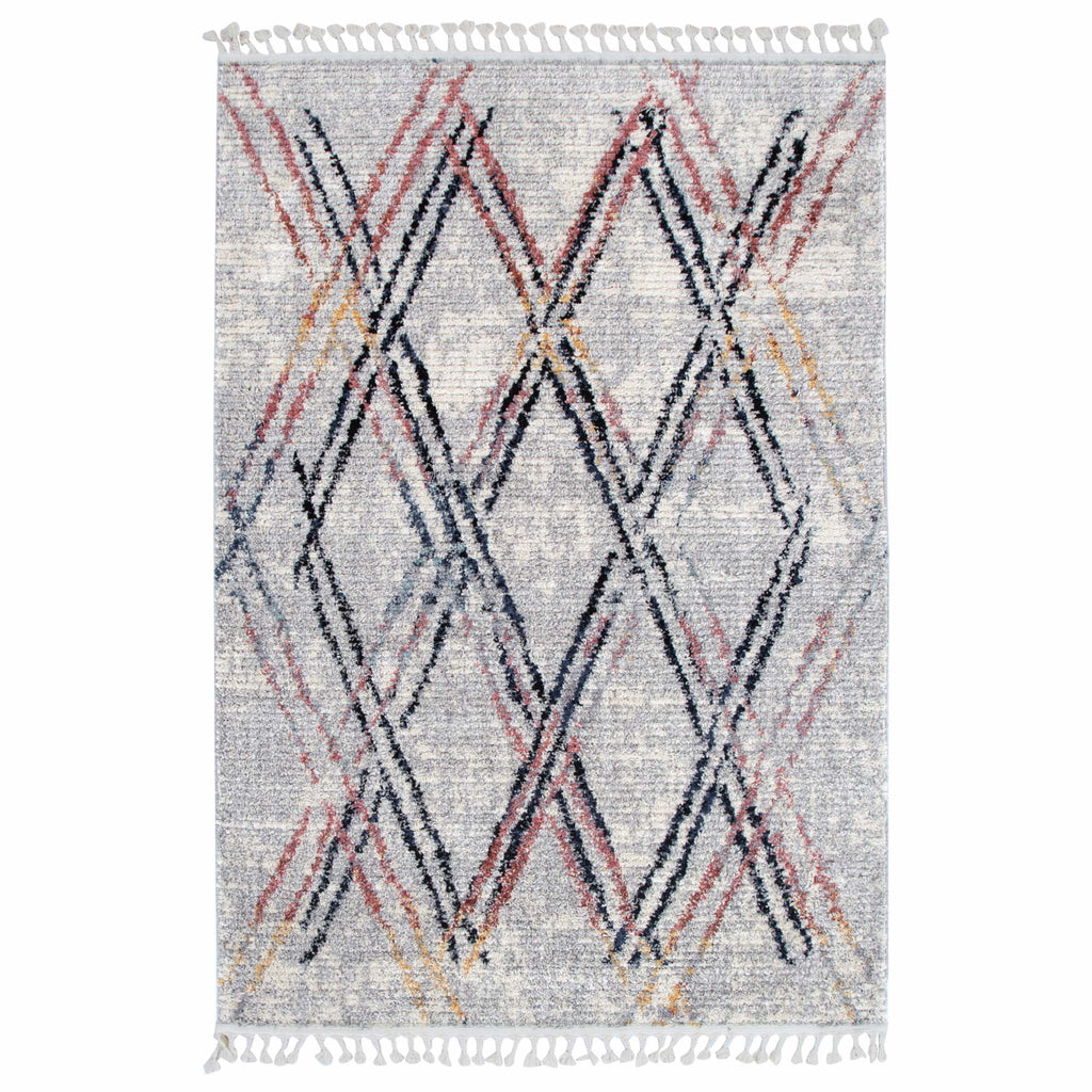 Mansour Argyle Multi Geometric Rug - 10MULT – view 2