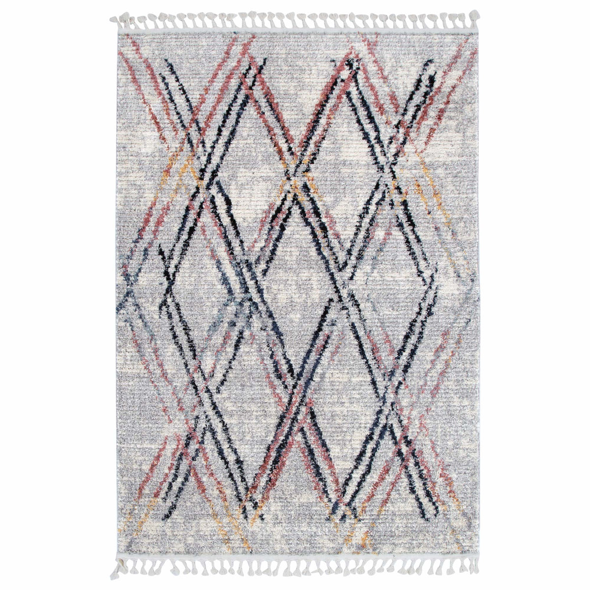 Mansour Argyle Multi Geometric Rug - 10MULT – view 2