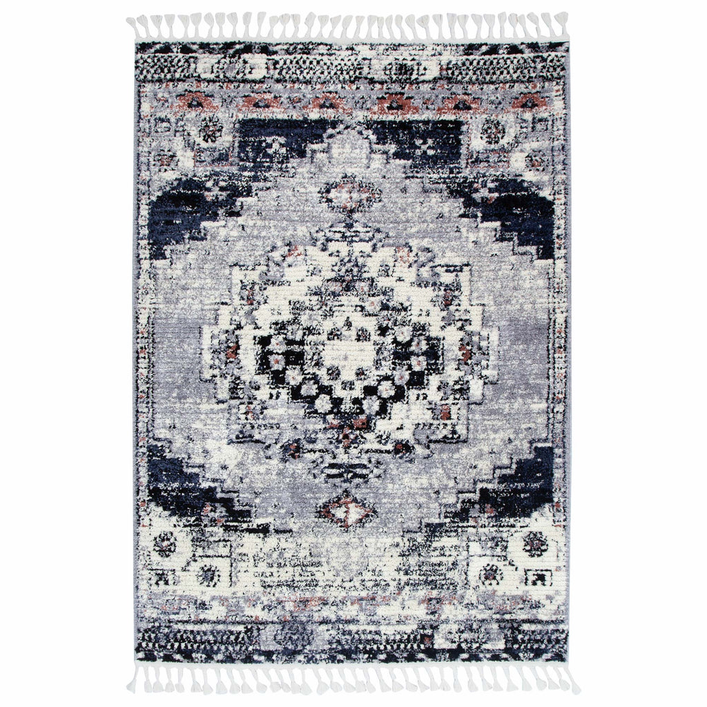 Mansour Antique Blue Transitional Rug - 11BLUE – view 2