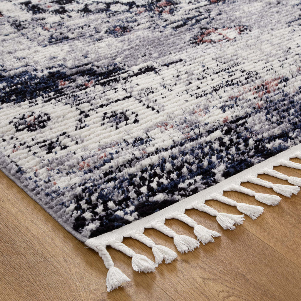 Mansour Antique Blue Transitional Rug - 11BLUE – view 3