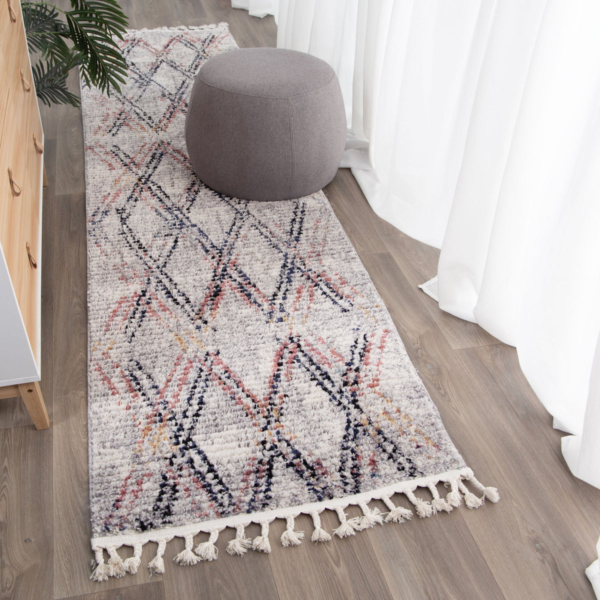 Mansour Argyle Multi Geometric Rug - 10MULT – view 7
