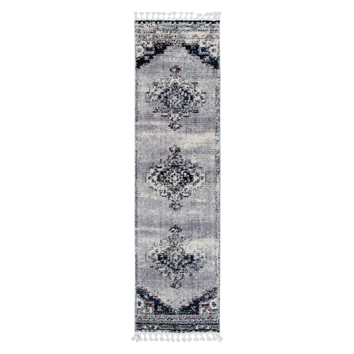 Mansour Antique Blue Transitional Rug - 11BLUE – view 6