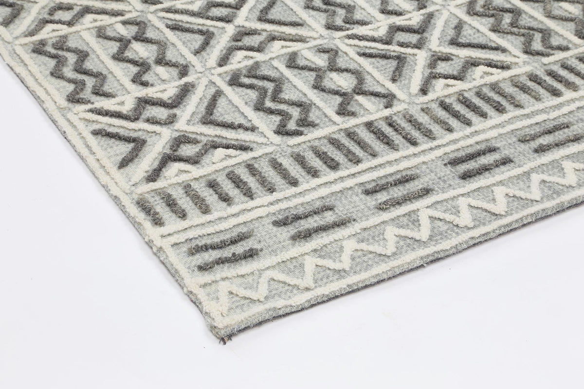 Marbella Cordoba Grey Contemporary Rug - 60235LGRY – view 4