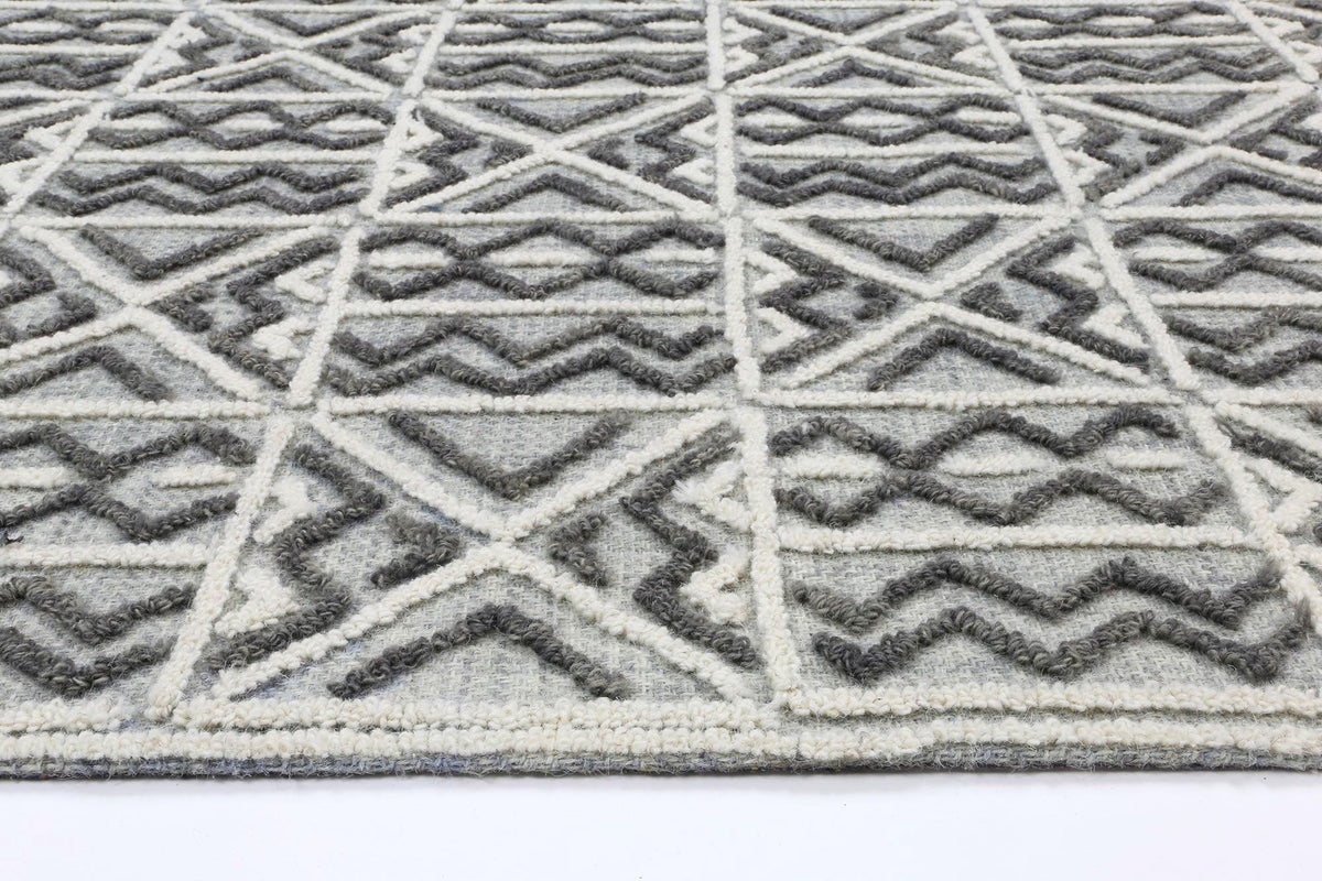 Marbella Cordoba Grey Contemporary Rug - 60235LGRY – view 5