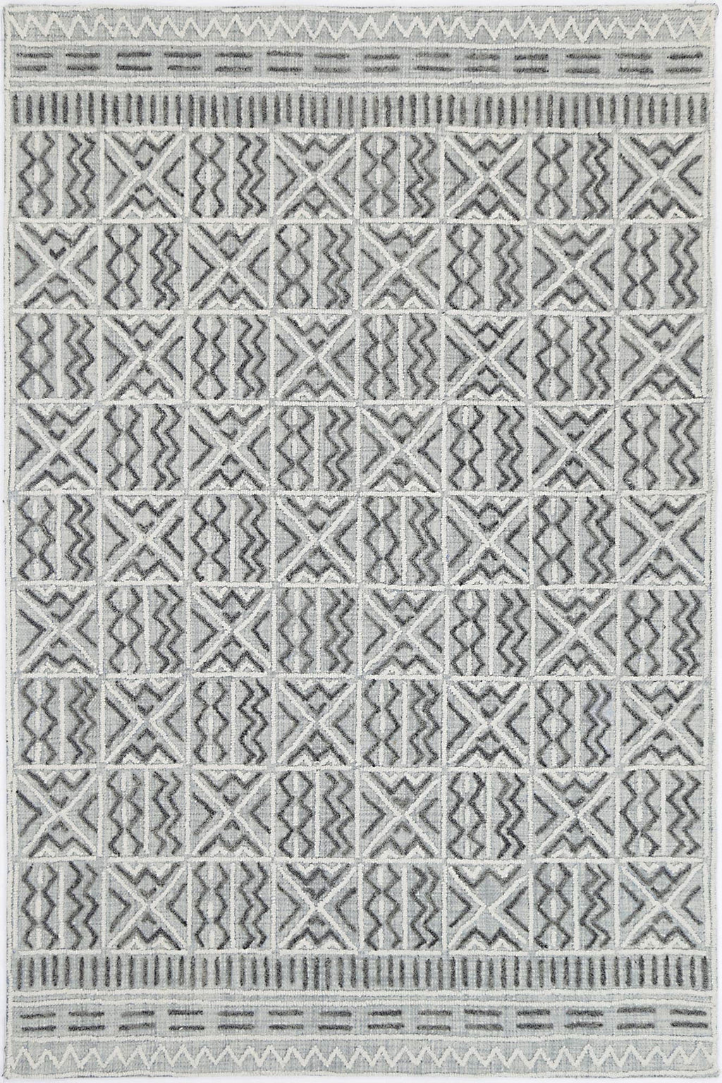 Marbella Cordoba Grey Contemporary Rug - 60235LGRY – view 2