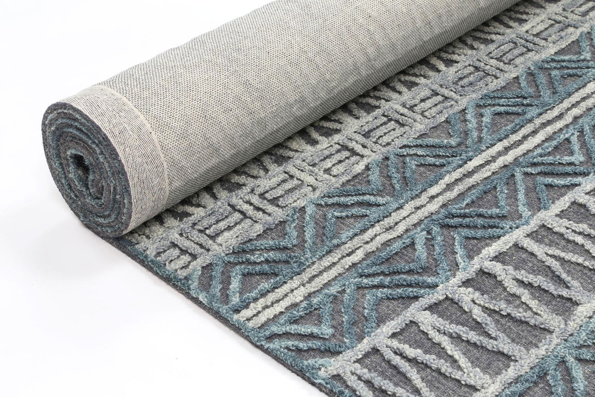 Marbella Cazorla Charcoal Contemporary Rug - 60265DGRY – view 5