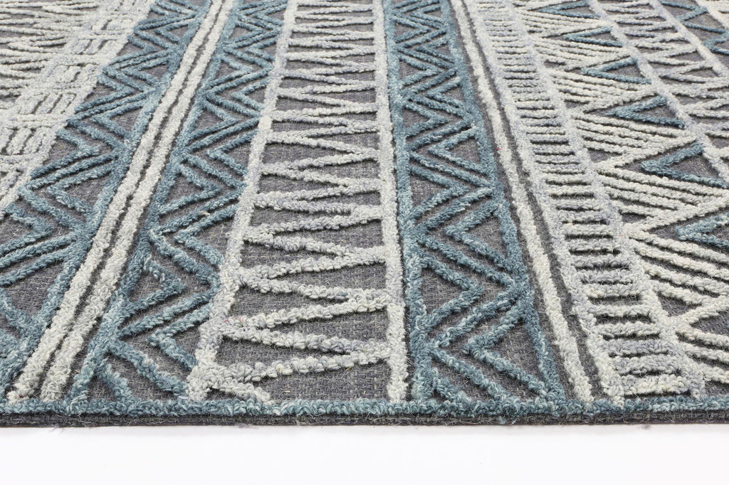 Marbella Cazorla Charcoal Contemporary Rug - 60265DGRY – view 3