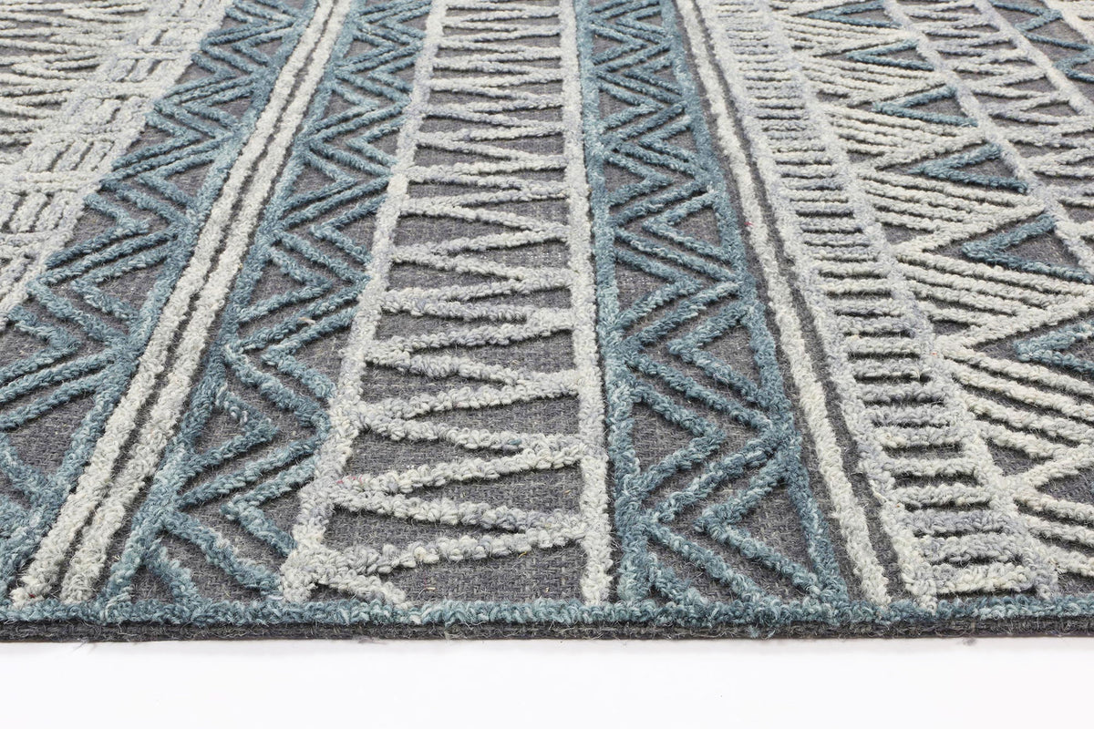 Marbella Cazorla Charcoal Contemporary Rug - 60265DGRY – view 3