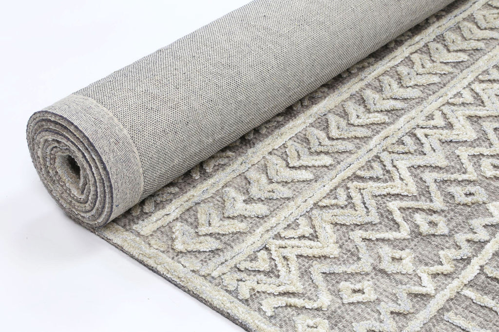 Marbella Cadiz Ash Contemporary Rug - 60295LGRY – view 4