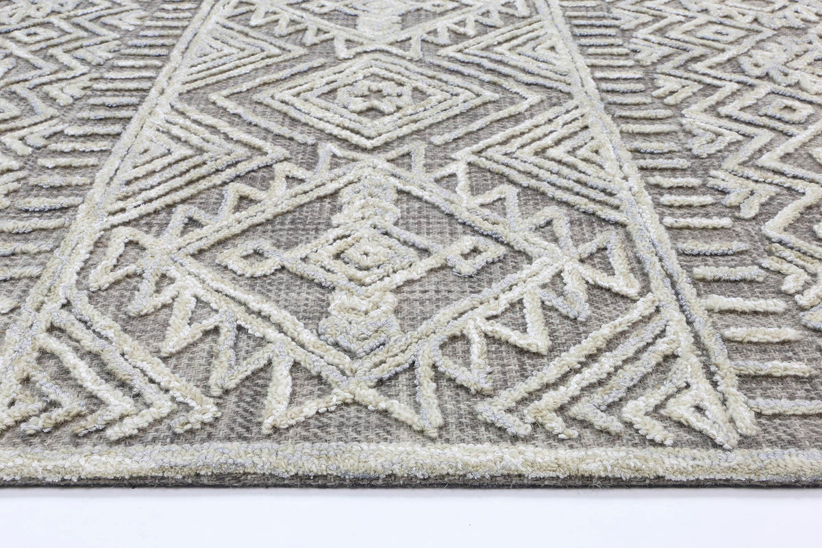 Marbella Cadiz Ash Contemporary Rug - 60295LGRY – view 6