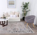 Maryland Derbent Ash Traditional Soft Rug - M01 styled with furniture