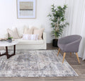 Maryland Multan Ash Traditional Soft Rug - M17 styled with furniture
