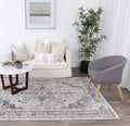 Maryland Samarkad Ash Traditional Soft Rug - M18 styled with furniture