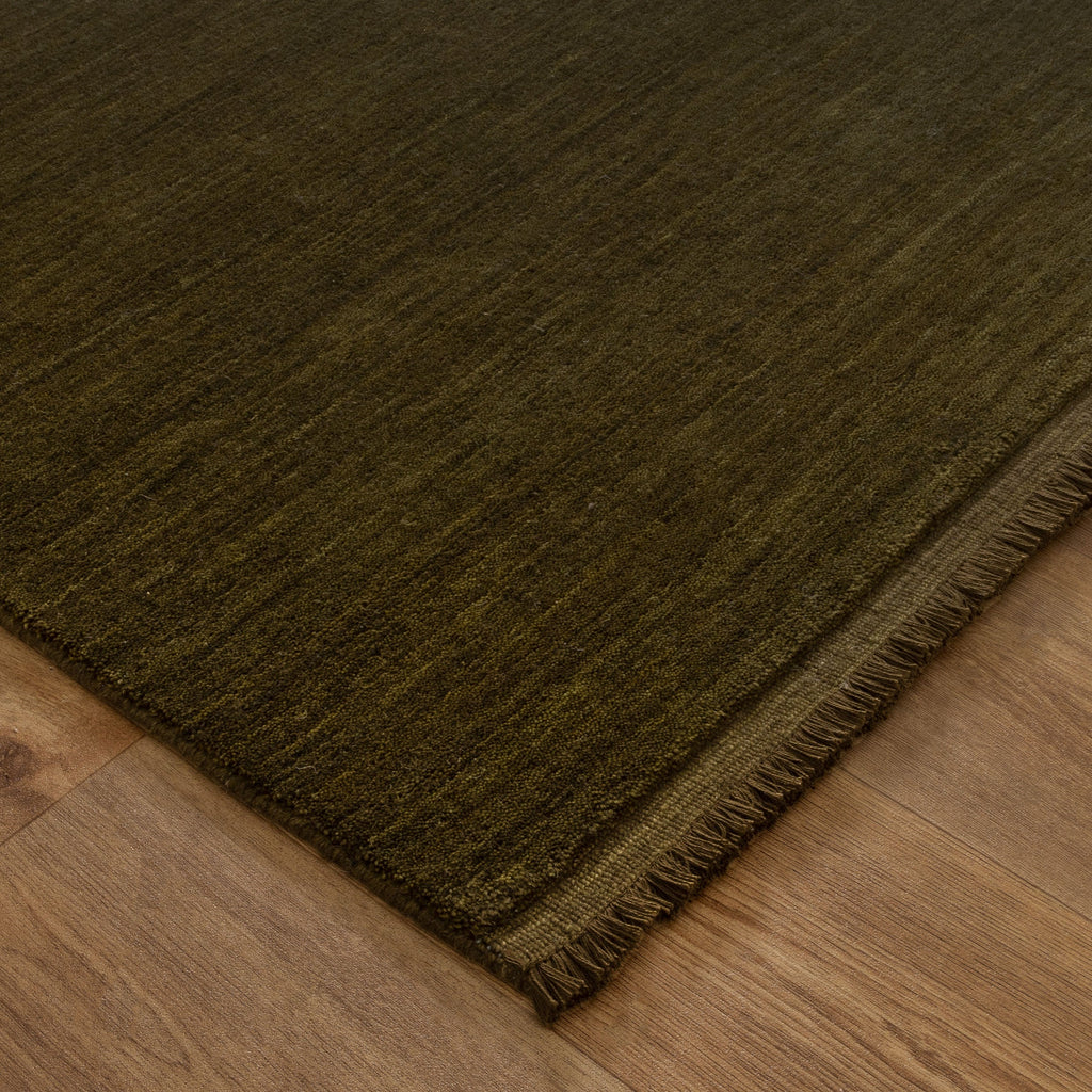 Charleston Green Hand Knotted Wool Blend Rug – view 3