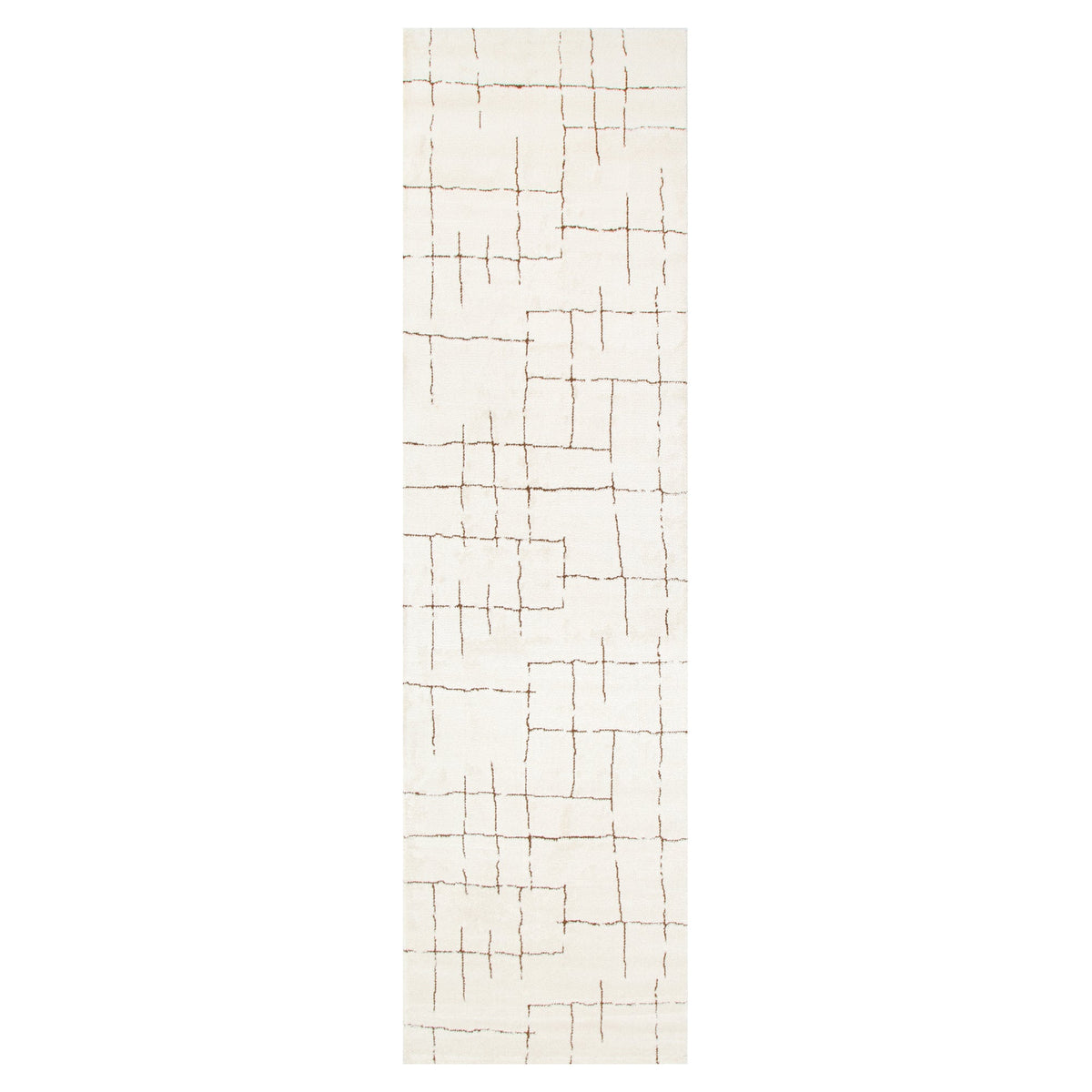 Mila Abstract Lines Brown Cream Rug - MIL10 – view 6