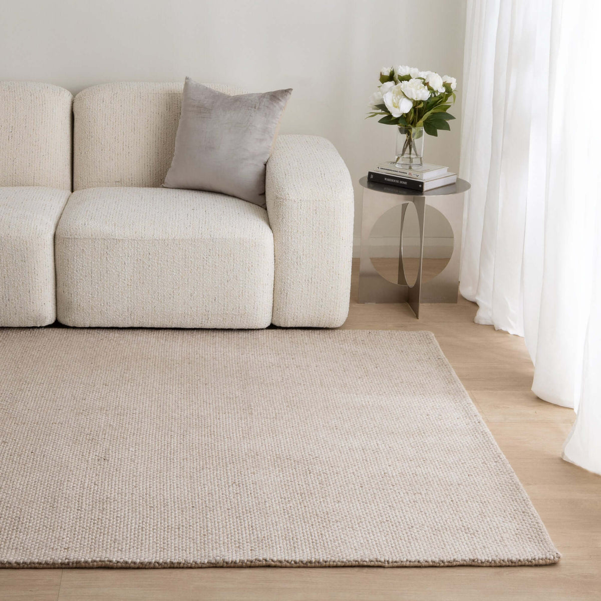 Salar Gunj Moleskin Handcrafted Wool Rug - detail 4