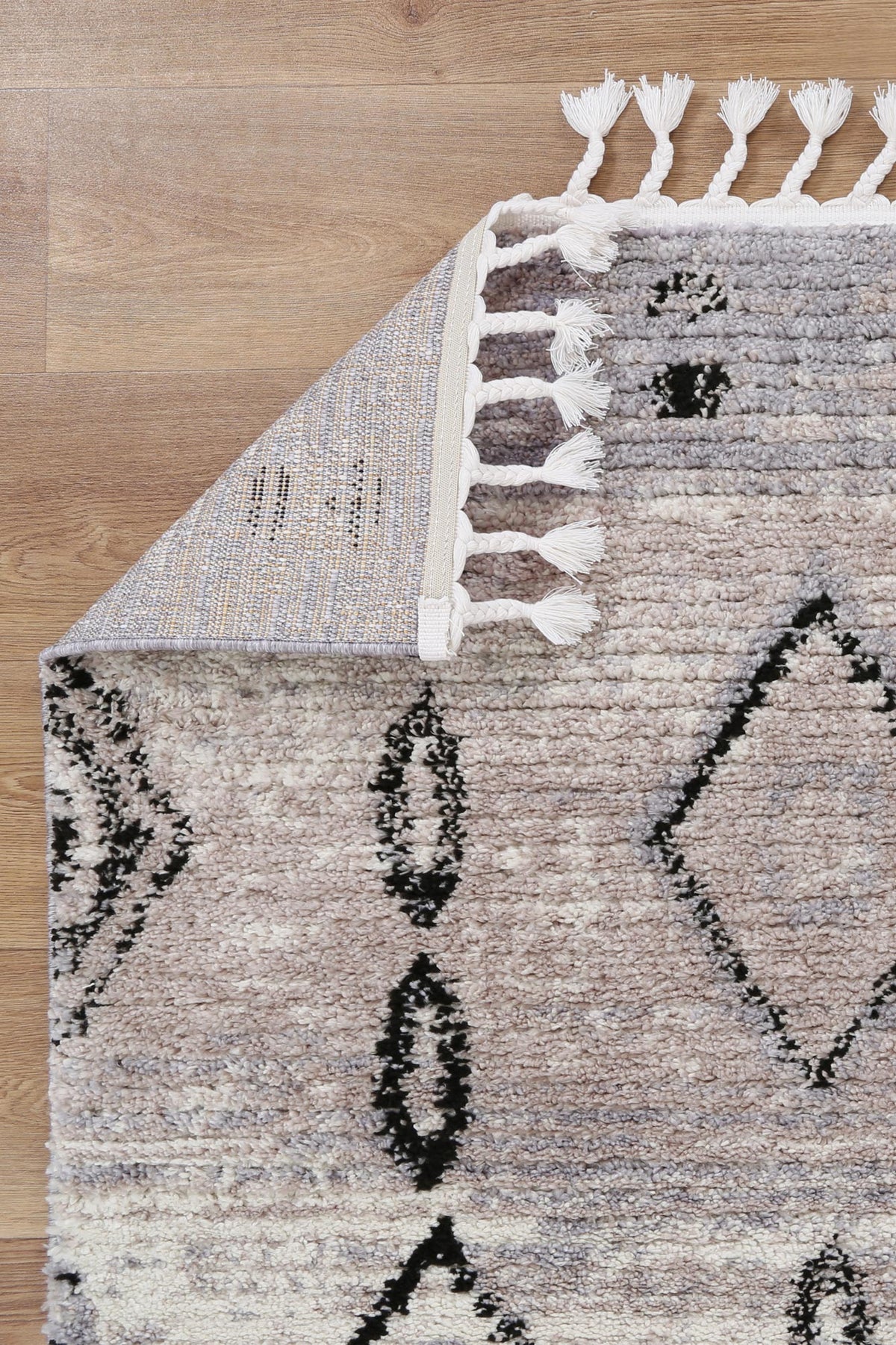 Morocco Tribal Diamond Ash Rug - MORO10 – view 5